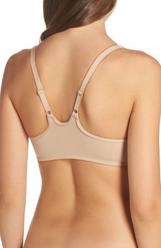 If there is a bra for summer, this is it. Supplex® nylon wicks moisture away from the body, keeping you cool and dry. The style is seamless and unpadded; perfect under body-conscious fabrics. Strap width increases with larger sizes Sheer net insert lets air flow Underwire for lift and support Front closure 87% Supplex® nylon, 13% spandex Hand wash warm, line dry Imported Lingerie Nylon Racerback Sports Bra With Built-in Bra, Stretch Nylon Full Coverage Bra, Seamless Stretch T-back Sports Bra, Seamless Fitted Sports Bra With Full Coverage, Stretch Nylon Push-up Bra, Fitted Nylon Sports Bra With Seamless Design, Fitted Seamless Nylon Sports Bra, Seamless Stretch Nursing Bra Full Coverage, Seamless Stretch Nursing Bra With Full Coverage