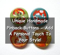 Looking for unique handmade pinback buttons to add a personal touch to your style? Look no further! Our collection of handmade pinback buttons is perfect for expressing your individuality and making a statement. Elevate your outfits with these one-of-a-kind accessories that are sure to turn heads wherever you go. Handcrafted with care and attention to detail, these pinback buttons are the perfect way to showcase your personality and stand out from the crowd. Upgrade your style with our hand... Handmade Products, Gifts For Friends, Online Shopping, Turn Ons, Handmade Gifts