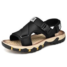 Men's Casual Shoes Breathable Outdoor Sandals MCSRS8822 at $48.76 Choose your wows. 🐕 #shoes #shoe #casual #casualshoes #luxuryfootwear #shoesforsale #footwear #casualoutfits #sneaker #luxuryshoes #touchystyle #dailyoutfits #casualstyle #shoelover #streetwearstyle #fashion #shoeshopping Casual Summer Slippers, Sport Slippers, Fabric Sandals, Mens Summer Shoes, Men Slippers, Men Casual Summer, Men Sandals, Slippers Black, Outdoor Sandals