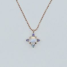 Compass Moonstone Necklace, round moonstone aquamarine iolite & tanzanite necklace, 14k gold moonstone cross necklace, pendant necklace Neck Details, Tanzanite Necklace, Gold Chain Choker, Dainty Choker, Heart Choker, Silver Choker, Gold Choker, Moonstone Necklace, Rose Yellow