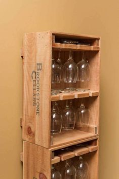 Napa East Wine Crate 12 Bottle Wine Rack-7 Wine Crates Ideas Decor, Wooden Wine Box Ideas, Wine Boxes Ideas Projects, Wine Crate Decor, Wine Crate Crafts, Wine Box Crafts, Wine Barrel Fire Pit, Wine Crate Furniture, Crate Bar