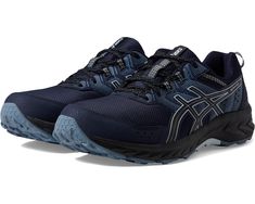 ASICS GEL-Venture® 9 | Zappos.com Asics Gel Venture, Midnight Sky, Asics Men, Boots And Sneakers, Asics Gel, Pull Tab, Walking Shoes, Lace Closure, Product Reviews