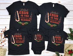 Jesus Is the Reason Christian Christmas Family shirt, True Story Nativity Shirt, True Story Shirt, Nativity Shirt, family Christmas Jesus shirts, religious Christmas Group Family Christmas 2024 Shirt, Shirts, Christmas Pajamas Tops, Christmas Gifts, Family Shirts  Pajama pants are not included in your purchase.   100% preshrunk ring spun cotton Antique colors & Sport Grey: 90/10 cotton/polyester Heather colors & Blackberry: 35/65 cotton/ polyester Graphite Heather: 50/50 cotton/ polyester Semi-fitted High stitch density for smoother printing surface Seamless double needle 3/4" collar Taped neck and shoulders Rolled forward shoulder Double needle sleeve and bottom hems Quarter-turned to eliminate center crease Tear away label Our designs are made with quality commercial grade materials and Family Christian Christmas Tshirts, Christian Christmas Shirts Kids, Christian Christmas Tee Shirts, Christmas Christian Tshirts, Christian Christmas Tshirt, Christian Christmas Gift, Christmas Pjs, Christmas Jesus, Religious Christmas