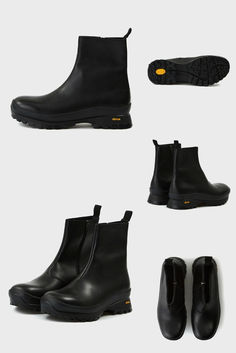 Leather Combat Boots With Vibram Sole For Work, Moto Boots With Vibram Sole For Winter Workwear, Winter Moto Boots With Vibram Sole For Work, Leather Moto Boots With Vibram Sole For Work, Winter Workwear Waterproof Boots With Rubber Sole, Leather High Ankle Work Boots, Winter Workwear Moto Boots With Vibram Sole, High Ankle Leather Work Boots, Casual Combat Boots With Vibram Sole For Work