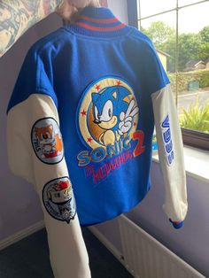 Sonic Merch Aesthetic, Sonic The Hedgehog Clothes, Sonic The Hedgehog Outfit, Sonic Outfit Ideas, Shadow The Hedgehog Outfit, Sonic The Hedgehog Aesthetic, Sonic Inspired Outfits, Sonic Jacket, Sonic Clothes