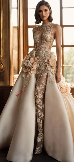 Ceremony Dresses, Dream Wedding Ideas Dresses, Couture Mode, Stunning Wedding Dresses, A Wedding Dress, Gorgeous Gowns, Embroidery Dress, Evening Dresses Long, Dream Wedding Dresses