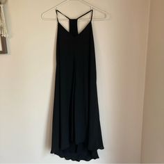 Ann Taylor Loft Women’s Spaghetti Halter V-Neck Little Black Dress Size 6p - Nwt Perfect For A Wedding Or Vacation - This Is Flowy And Sits Perfect In A Midi Dress Fashion. New With Tags! Black Halter Neck Slip Dress For Spring, Black Cami Dress For Brunch, Black Midi-length Slip Dress For Day Out, Black Backless Midi Sundress, Loft Dresses, Dress Fashion, Ann Taylor Loft, Ann Taylor, A Wedding