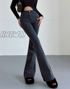 Stretch Jeans Flared Trousers Women's Pants Y2k Fashion High Waist Vintage Casual Baggy Straight Jeans Fall Outfits New In Y2k Wide Leg Pants For Winter, Non-stretch Mid-rise Y2k Pants, Y2k Straight Leg Bottoms For Winter, Y2k Straight Leg Winter Bottoms, Y2k Style Straight Leg Winter Bottoms, Y2k Mid-rise Non-stretch Pants, Y2k Non-stretch Mid-rise Pants, Y2k High Waist Flare Jeans For Fall, Fall Y2k High-waisted Pants