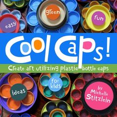 colorful cups with the words coolcaps written on them in different colors and sizes