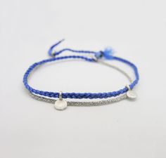 Minimalist friendship cord bracelet, antique chain, sterling silver, thin, dainty bracelet, evil eye wrap adjustable bracelet Bracelet Evil Eye, Sleeper Earrings, Bracelet Dainty, Dainty Bracelet, Cord Bracelet, Modern Ring, Dainty Bracelets, Cord Bracelets, Dainty Jewelry