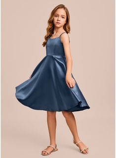 JJ's House Satin Scoop Daily Party Sweet 16 Junior Bridesmaid Dresses Confirmation Dresses Fall Spring Summer A-line Back Zip Navy Blue Knee-Length Blue Spaghetti Straps Junior Bridesmaid Dress. #JJ's House #Satin #Scoop #Daily #Party #Sweet16 #JuniorBridesmaidDresses #ConfirmationDresses #Fall #Spring #Summer #Aline #BackZip #NavyBlue #KneeLength #Blue #SpaghettiStraps #JuniorBridesmaidDress Confirmation Dresses, Bridesmaid Satin, Blue Satin Dress, Dresses Fall, Junior Bridesmaid Dress, Junior Bridesmaid Dresses, Vegas Wedding, Junior Bridesmaid, Stretch Satin