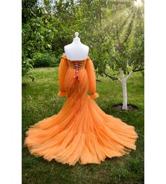 Burnt Orange Wedding Dress, Orange Princess Dress, Prom Corset Dress, Orange Tulle Dress, Tulle Dress Prom, Corset Tulle Dress, Prom Orange, Untraditional Wedding Dress, Orange Dress Wedding