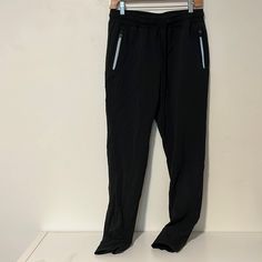 Barbella Box Woman’s Black Sweatpants,Size L But Run A Little Small, Nwot, Never Worn, Perfect Condition, Cuff Ankles, Stretchy Leggings Like Fabric, Zip Up Side Pockets, Perfect Condition! Black Tapered Leg Sweatpants For Gym, Black Tapered Leg Gym Bottoms, Black Athleisure Bottoms For Work, Black Tapered Leg Sweatpants For Workout, Black Straight Pants With Elastic Side Panels, Black Gym Pants With Elastic Side Panels, Black Bottoms With Elastic Side Panels For Work, Black Ankle-length Workout Bottoms, Black Pants With Elastic Side Panels For Loungewear