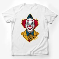 Clown Graphic T-Shirt, Colorful Circus Clown Art Tee, Unique Jester Design, Casual Fashion Top for All Male T-Shirt Custom graphic T-Shirt.Customize your color Jester Design, Vintage Circus Theme, Circus Fashion, Clown Art, Streetwear Male, Circus Costume, Circus Clown, Trendy Streetwear, Fashion Top