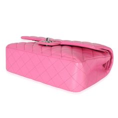 Item #: 134011 Circa: 2021 Condition: Very Good Exterior Color (Specific): Pink Exterior Material (Specific): Lambskin Includes: Box;Care Booklet Handle Drop: 9-17 Exterior Color: Pink Made in: France Dimensions: 10 x 5.5 x 2.5 Exterior Material: Leather Classic Flap Bag With Rectangular Case For Shopping, Classic Pink Rectangular Bag, Designer Pink Box Bag, Designer Pink Flap Bag With Dust Bag, Designer Pink Flap Bag, Rectangular Flap Bag With Original Box For Travel, Designer Pink Double Flap Shoulder Bag, Pink Designer Double Flap Shoulder Bag, Luxury Pink Double Flap Bag