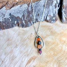 Empowerment Droplet Gemstone Necklace  - Studio Selyn Droplet Necklace, Embracing Change, Spark Creativity, Life Choices, Self Empowerment, Emotional Balance, Stunning Necklace, Smokey Quartz, Emotional Healing