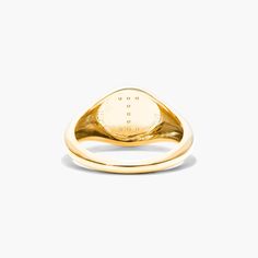 Get personal with an initial signet ring. Whether you want to rock your own initial or that of a loved one, or better yet give a customized gift, these rings fit the bill. You'll want it in every letter of the alphabet! I Initial, T Initial, Ring Concierge, Timeless Ring, Jewelry Photoshoot, The Bill, Ring Fit, The Alphabet, Signet Ring