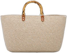 Shopping Beach Bag With Braided Top Handles, Top Handle Beach Bag With Braided Handles For Shopping, Shopping Beach Bag With Top Handle And Braided Handles, Casual Top Handle Beach Bag, Trendy Beach Bag Tote With Bamboo Handle, Casual Shopping Bag With Bamboo Handle, Casual Shoulder Bag With Bamboo Handle For Beach, Trendy Beach Bag With Bamboo Handle, Casual Beach Bag With Top Carry Handle