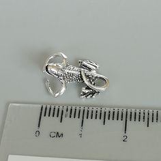 An open ended sterling silver gecko ear cuff/clip. Dimensions: 11.5 x 16mm Weight: 2gm Price listed is for ONE PIECE These are made of 925 hypoallergenic sterling silver. Most of my pieces come with a 925 stamp. Can be packaged in a gift box. I can include a personal message from you if needed You are welcome to contact me at... bhavnakwintra1956@gmail.com For more beautiful pieces from my shop, please browse 👇 TOE RINGS: https://www.etsy.com/your/shops/TheSilverGame/tools/listings/section:2702 Silver Clip-on Metal Cartilage Earrings, Minimalist Silver Clip-on Cartilage Earrings, Adjustable Silver Clip-on Cartilage Earrings, Silver Minimalist Clip-on Ear Cuff, Adjustable Silver Single Clip-on Earring, Minimalist Adjustable Silver Clip-on Earrings, Adjustable Nickel-free Silver Piercings, Silver Clip-on Cartilage Earrings As Gift, Silver Clip-on Cartilage Earrings For Gift