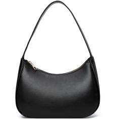 PRICES MAY VARY. TRENDY DESIGNER: Small crescent shoulder bag,hobo style design, simple, cute and retro trendy.Under the Arm Purse is easy to match with all clothes in your wardrobe,half moon designer shoulder handbag is must-have collection for all stylish vegan ladies everyday use. MATERIAL: High quality soft Vegan Leather fabric and polyester lined make the hand feel more comfortable, smooth metal zipper and durable gold hardware make the shouler purse and handbag more elegant and durable. LA Simple Women's Baguette Bag, Medium Size Shoulder Bag, Trendy Shoulder Bags Nordstrom, Black Mini Purse, Small Black Purse, Hobo Tote Bag, Hobo Style, Small Tote Bag, Shoulder Bags For Women