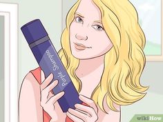 4 Ways to Whiten Yellow Hair - wikiHow Hair Bleaching, Color Corrector, Platinum Blonde Hair, Yellow Hair, Bleached Hair, Yellow Tones, Platinum Blonde, My Hair, Yellow Orange