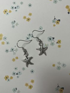 Starfish drop earrings with fish hook style closure. Nickel free. Starfish Earrings, Fish Hook, Starfish, Etsy Earrings, Dangle Drop Earrings, Oxford, Ships, Fish, Drop Earrings