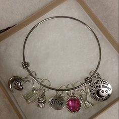 Alyssa Stuart Bangor, To The Moon And Back, Initial Bracelet, 10th Birthday, Birthday Gifts For Girls, To The Moon, Birthday Gifts For Her, Birthstone Jewelry, Charm Bracelets