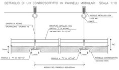 an architectural drawing showing the details of a wall section and how it is made up