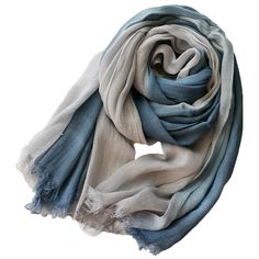 PRICES MAY VARY. Dimension:75"×35"/190 x 90cm,all Season fashion womens scarf.Sun protection in the sun and keep warm in cold weather,used as scarf or shawl. Material:50% Cotton +50% slub yarn,made from natural material,it's lightweight and breathble,soft and comfortable,bright colors, fine texture.In spring, summer, fall and winter, a great accessory can transition well from day to night. Cotton and Linen Two-tone Scarf:Simple,classic,fashion,casual.Rich in color, can be understated tones or ac Yarn Shawl, Light Blue Sapphire, Color Block Scarf, Travel Scarf, Linen Fashion, Linen Scarves, Warm Scarf, Blanket Scarf, Yellow Fashion