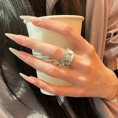 FREE SHIPPING ON ORDERS $9.95+ Buy 3 Get 1 More Free CODE: 4YOU Buy 5 Get 5 More Free CODE: 5FREE Fake Nails Long, Long Stiletto, Manicure Tips, Soft Nails, Jelly Nails, Stick On Nails, Elegant Nails, روتين العناية بالبشرة, Classy Nails