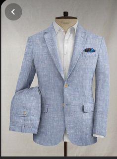 Summer Wedding Linen Suit, Mens Blue Linen Suit, Men’s Blue Linen Suit, Blue Summer Suit Men, Beach Wedding Suits For Men Blue, Blue Linen Suit Men, Beach Wedding Groom Attire Blue, Groom Outfit Beach Wedding, Linen Suits For Men Wedding