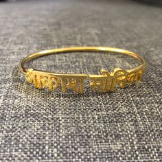 "Personalized Hindi Name Hangul Bracelet is handmade with its own uniqueness. It can be bought as a gift for any occasion like birthday gift, wedding gift, travel gift, souvenir and etc. If you need rose gold plating or yellow gold plating, please contact us, we will advice you on the additional fees applicable. What is your name in Hindu? It's a great gift for indian muslim and yoga lovers. You name in Hindu language is just so cool. After checkout, please let us know your english name and we t Customized Meaningful Name Bracelet As Gift, Meaningful Customized Name Bracelet As Gift, Customized Meaningful Name Bracelet For Gift, Meaningful Name Bracelet For Mother's Day Gift, Customizable Name Bracelet For Meaningful Gift, Engraved Name Bangle Bracelet As Gift, Customized Name Bracelet As Personalized Gift, Customizable Meaningful Name Bracelet For Gift, Customizable Inspirational Name Bracelet As A Gift