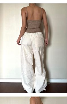 Brand: other/otherAge: 18-24 years oldSize: XS S M L XLStyle: StreetStreets: European and AmericanWomen's trouser waist height: natural waistColor classification: milky white brown brown presale 15 days milky white pre-sale 15 daysYear Season: Fall 2022Thickness: RegularClothing style details: PleatsTrouser length: Long pantsWomen's pants type: cargo pantsMaterial composition: 100% of cotton Baggy Brown Cargo Pants For Summer, Casual Brown Wide-leg Parachute Pants, Casual Brown Cargo Pants For Summer, Brown Cotton Parachute Pants For Summer, High Waist Brown Cotton Parachute Pants, Beige Parachute Pants With Drawstring For Summer, High-waisted Brown Cotton Parachute Pants, Beige Summer Parachute Pants With Drawstring, Brown Summer Cargo Pants