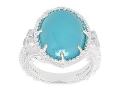 Judith Ripka Oval Paraiba Blue Agate And 0.23ctw Bella Luce Rhodium Over Sterling Silver Ring. Measures Approximately 0.75"L x 0.75"W. Not Sizeable. Elegant Polished Turquoise Ring, Elegant Oval Cabochon Turquoise Ring For Formal Events, Elegant Oval Cabochon Turquoise Ring For Formal Occasions, Elegant Turquoise Cabochon Ring, Luxury Silver Turquoise Ring With Gemstone, Luxury Turquoise Oval Cabochon Ring, Elegant Turquoise Ring With Diamond Accents As Gift, Elegant Oval Cabochon Turquoise Ring For Anniversary, Elegant Turquoise Ring With Diamond Accents