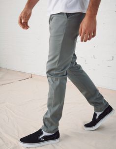 RSQ Skinny Chinos. Formerly known as the "Seattle Skinny Taper Chino Pants". Slant front pockets with welt back pockets and additional decorative pocket with RSQ tag at back left pocket. Approx leg opening: 13.5"(34cm). 97% cotton/3% spandex. Machine wash. Imported.Model is 6'2.5" wearing a size 31x32.Approx outseam: 41"Approx leg opening: 13.5" Casual Pants With Button Zip Fly, Casual Full-length Pants With Button Zip Fly, Casual Fitted Dress Pants With Belt Loops, Casual Slim Fit Bottoms With Button Closure, Casual Fitted Full-length Chinos, Casual Trousers Dress Pants With Belt Loops, Casual Slim Fit Full-length Work Pants, Casual Slim Fit Full Length Work Pants, Casual Pants With Belt Loops For Business Casual