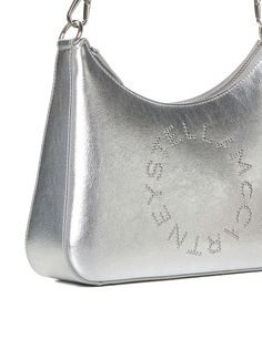 Shoulder Bag from Stella McCartneyComposition: Synthetic->polyurethane, 72% Synthetic->polyester, 27% Metals & Alloys->aluminium, 1% Modern Shoulder Bag With Silver-tone Logo Plaque, Modern Metallic Bag With Silver-tone Logo Plaque, Modern Evening Shoulder Bag With Silver-tone Logo, Leather Evening Bags With Metallic Logo, Evening Shoulder Bag With Silver-tone Logo, Evening Leather Bags With Metallic Logo, Silver Shoulder Bag With Top Handle And Silver-tone Logo, Modern Silver Shoulder Bag With Silver-tone Logo Plaque, Designer Silver Bag With Metal Logo