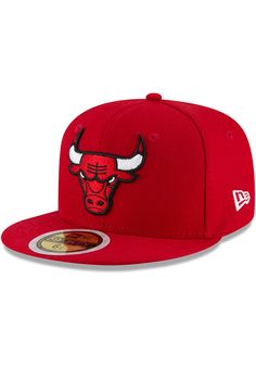 Your little Chicago fan will love cheering on their favorite team in this Chicago Bulls Red Fitted Hat. This fitted hat features a front embroidered team logo. New Era JR 59FIFTY, Front team embroidered logo, Six panel design with eyelets, Inner fabric sweatband, Fitted sizing, Side New Era flag, Polyester, Wipe clean with cloth or cleaning kit, 4 Red Sporty Hat For Sports Events, Sporty Red Fitted Hat For Sports Events, Red Sporty Fitted Hat For Sports Events, Red Sporty Fitted Hat For Fans, Sporty Red Baseball Cap, Red Casual Snapback Hat For Sports Events, Red Sporty Fitted Hat With Flat Bill, Red Baseball Cap With Embroidered Logo For Baseball Season, Red Collegiate Fitted Hat For Baseball Season