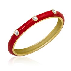 "Features Yellow gold, white diamond and red enamel Material: Solid Gold (not gold plated or gold filled) Available Gold Color: Yellow gold, rose gold and white gold Karat: 14 K (585) 3 pieces diamonds 1.4 diameter Diamond weight: 0.05 ct Diamond color: F-G Color Gold grams: 1.60 gr Made to order Please let us know your US ring size in the \"add your personalization\" section. As with all of our products, this item is handmade and made to order. All of our items are 14K real gold. We do not use Yellow Gold Rings With Diamond Accents And Enamel, Enamel Diamond Ring In Yellow Gold For Anniversary, Yellow Gold Stackable Enamel Rings, Yellow Gold Enamel Diamond Ring For Anniversary, Yellow Gold Enamel Diamond Ring, Fine Jewelry Yellow Gold Diamond Ring With Enamel, Yellow Gold Enamel Ring With Diamond Accents For Anniversary, Anniversary Yellow Gold Enamel Ring With Diamond Accents, Luxury Red Stackable Jewelry