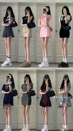 Simple Korean Style Outfit, Kpop Fashion Outfits Girls Korean Style, Stylish Outfits Korean, Ootd Korean Style Dress, Trendy Korean Outfits, Asian Outfits Korean Fashion, Dress Korean Style Simple, Ootd Korean Style Casual, Simple Korean Outfits