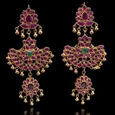 Get your traditional look right! The look includes entrancing tribal style earrings encrusted with shimmering stones. Approximate earrings length is 3.5". Designed over a high-quality brass as base metal. Made by order. Kindly allow 4-6 weeks for the delivery of this item. For custom or urgent requests, please contact support@alacouture.com. *Please Note: We use faux stones and beads in all of our jewelry. Brass Chandbali Jhumkas For Rituals, Ceremonial Chandbali Metal Earrings, Festive Jeweled Chandbali Earrings, Traditional Jeweled Earrings For Party, Traditional Jeweled Party Earrings, Festive Brass Temple Jewelry Chandelier Earrings, Festive Brass Chandelier Earrings In Temple Jewelry Style, Festive Metal Hoop Earrings In Temple Jewelry Style, Festive Jeweled Brass Jewelry