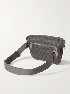 Shop GUCCI Ophidia Leather-Trimmed Monogrammed Coated-Canvas Belt Bag, Explore the latest in-season GUCCI collection today on MR PORTER Shop Gucci, Gucci Belt Bag, Gucci Collection, Statement Clutch, Canvas Belt, Gucci Ophidia, Belt Bags, Gucci Accessories, Gucci Belt