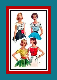 two women's dresses, one with short sleeves and the other with high waist