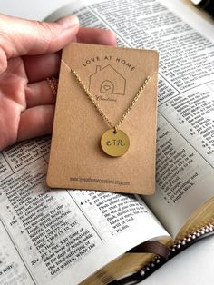 Our 18K Gold plated Stainless Steal necklaces make the most meaningful gift for Christmas, baptisms, birthdays, mission callings, or any other special occasion.  Choose from  different designs: Let God Prevail  Trust in the Lord   I am a child of God (Gold) I am a child of God (Rose) I am a child of God (Silver) Called to Serve CTR Pendant size is 15mm Material: Stainless steal and 18K gold plated Chain length: 15.5 inches with a 3-inch extension Personalized Spiritual Necklaces As Gifts, Gold Spiritual Hand Stamped Jewelry, Spiritual Gold Hand Stamped Jewelry, Gold Hand Stamped Spiritual Jewelry, Inspirational Personalized Gold Jewelry, Gold Personalized Spiritual Charm Necklaces, Spiritual Gold Charm Necklaces For Birthday Gift, Spiritual Gold Charm Necklace For Birthday Gift, Gold Charm Necklace With Hallmark For Personalized Gift