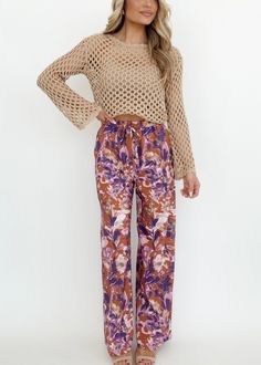 Experience the beauty and vibrance of the tropics with our Ibiza Moonlight Pants. The bold floral print adds a pop of color to your wardrobe, while the high waisted and straight leg design provide a flattering silhouette. Perfect for any occasion, from resort dinners to drinks with friends, these pants offer both comfort and style. Featuring pocket details, stretchy elastic waistband, and an adjustable drawstring, they are as versatile as they are trendy. So whether you're on vacation or simply Drinks With Friends, Draped Midi Dresses, Bold Floral Print, Lightweight Pants, Arte Popular, Leg Design, Pocket Detail, Dresses Xs, Ibiza