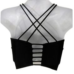 Lianshp Black Cross Back Athletic Sportswear Active Brea Workout Top In Size Large, New Inside Package With Tag, Removed For Pictures. Stretchy Sportsbra Material. Length 14" Armpit Span Flat Without Being Stretched Out Is 13.5". Bundle 3 Or More Items From My Closet For 20% Off Your Total At Checkout! Bra Workout, Gym Bra, Athletic Training, Black Cross, Workout Tops, Women's Intimates, Sports Bra, Gym, Bra