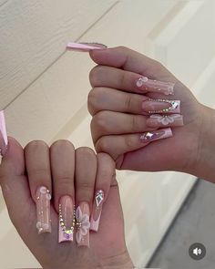 2025 Nails, Anniversary Nails, Nail Armor, Glitter Nails Acrylic, Ombre Acrylic Nails, Colored Acrylic Nails, Girly Acrylic Nails, French Tip Acrylic Nails, Blush Nails