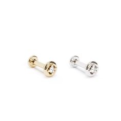 Elevate your cartilage jewelry collection with a minimalist solitaire diamond stud earring. Crafted from 14k solid gold, this modern design features a prong-set sparkly diamond totaling 0.01 carats. Chic and comfortable, it's the perfect accessory for adding a touch of sophistication to your everyday style. The threaded screw pin earring post is easy to insert and remove, and the flat back makes it comfortable to wear. Our screw pin flat back earring studs are made of solid 14k gold and are hypo Classic White Gold Single Earring Piercing, Classic White Gold Internally Threaded Cartilage Earrings, Minimalist White Gold Cartilage Earrings With Prong Setting, Everyday Internally Threaded White Gold Piercings, Minimalist White Gold Cartilage Earring Sold Individually, Minimalist Gold Piercings With Single Diamond, Minimalist White Piercings For Anniversary, Minimalist Everyday White Gold Piercings, Minimalist Internally Threaded Cartilage Earrings For Anniversary