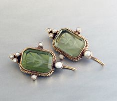 ✽ D E T A I L S Gemstone} - Quartz {Material} - Brass {Gemstone Size} - 12X18 mm {Earring Height Including Hoop} - 4 cm {Earring Width} - 2.3 cm {Finish} - Smooth and high polished with brilliant shine. {Note} -The earrings are made to order, production day is about 3-5 working days. The one you receive may be slight different from the one in the picture due to handmade nature, but it will be almost same as in the above picture. These pieces are handcrafted from start to finish and have an imper