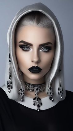 (99+) Secret Woman Love on Tumblr Maquillage Goth, Witchy Hair, Dark Beauty Fashion, Art Deco Artwork, Art Deco Paintings, Makeup Artist Tips