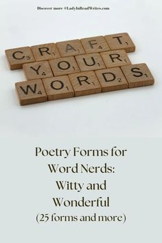 the words craft your words written on wooden blocks